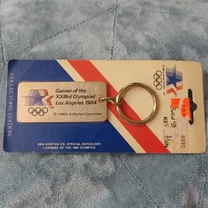Brand New Vintage 1984 XXIIIrd Olympiad Los Angeles Keychain